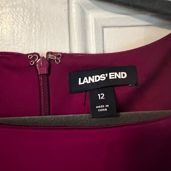 Lands End Shift Dress in Mulberry - Picture 3 of 5
